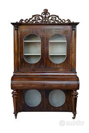 Fortepiano antico trasformato  scrivania/libreria