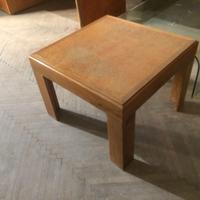 Tavolinetto da salotto in noce e radica