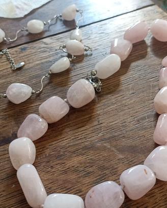 Collanae quarzo rosa