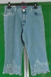 Bermuda in jeans per donna taglia 52