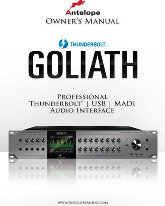 Antelope Goliath - Professional Audio I/F