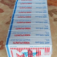 Lotto 10 Scatole da 1000 Punti Metallici Art. 515