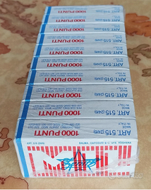 Lotto 10 Scatole da 1000 Punti Metallici Art. 515