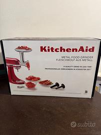 KitchenAid set Tritacarne in metallo.