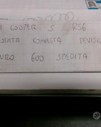 Testata completa revisionata mini cooper s rs6