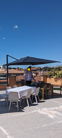 Ombrellone seglaro Ikea con baso