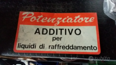 Tabella in lamiera anni 60 pubblicitaria motori
