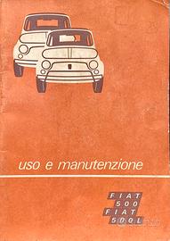 Libretto Uso e Manutenzione Fiat 500 F L (1972)