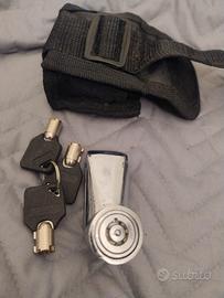 Blocco disco Moto Scooter 3 chiavi custodia 