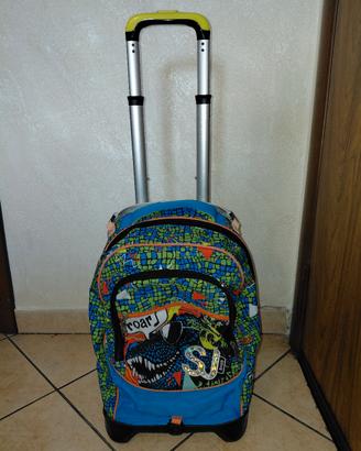 Zaino scuola con carrello Seven originale