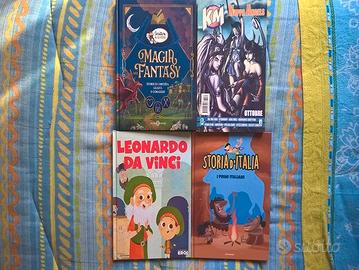 Lotto 14 libri e fumetti per bambini e ragazzi