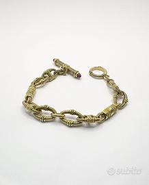 BRACCIALE oro 18 kt diamanti rubini