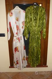 Vestaglia con camicia, 100% seta naturale.