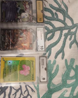 Lotto carte Pokémon gradate 