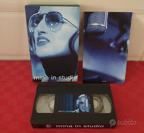 Vhs Stereo Mina in Studio Originale Nuova