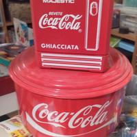 porta ghiaccio e tovaglioli Coca Cola e gadget 