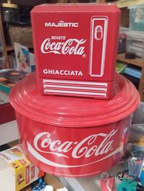 porta ghiaccio e tovaglioli Coca Cola e gadget 