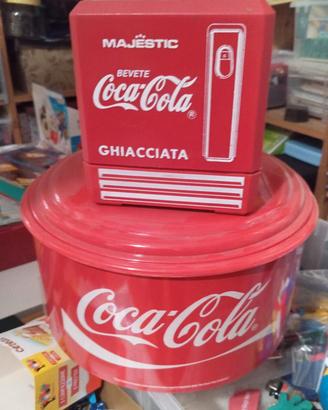 porta ghiaccio e tovaglioli Coca Cola e gadget 