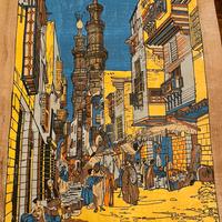 Papiro Egiziano - Antico Mercato del Cairo