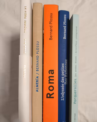 libri fotografia Bernard Plossu -collezione autore