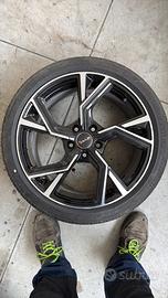 Cerchi in lega golf 8 con gomme