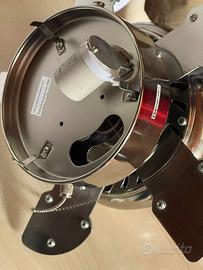 Ventilatore soffitto 5 pale cromato con luce
