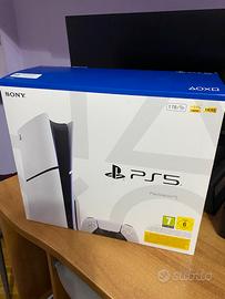 PS5 1TB slim con disco con scatola e GARANZIA
