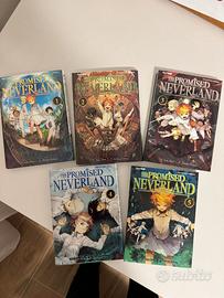 Manga The Promised Neverland Volumi 1-5