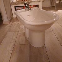 bidè sanitario bagno, con rubinetto della grohe