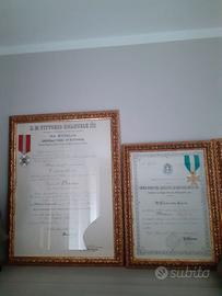 Militaria lotto quadri REI