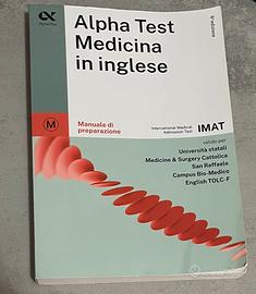 Alpha Test Medicina in Inglese Manuale teoria IMAT
