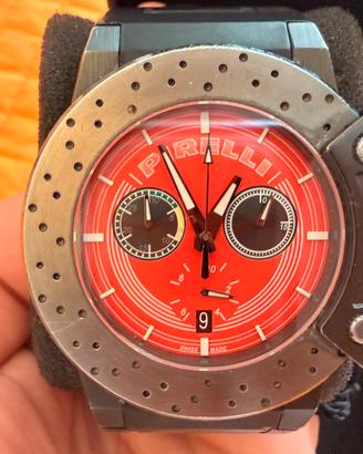 Pirelli Swiss Made Racing Watch Red Dial