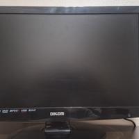 tv lcd con lettore dvd/usb incorporato