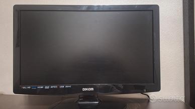 tv lcd con lettore dvd/usb incorporato