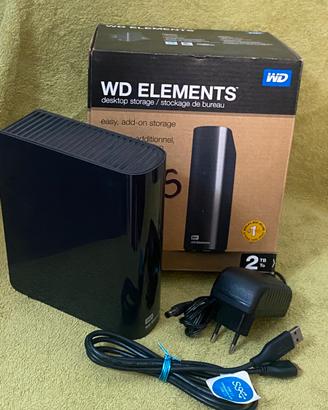 Hard disk esterno WD Elements Desktop da 2TB