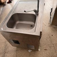 Lavello 100x70 armadiato con  miscelatore incluso