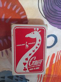 Mazzo di carte vintage - Giraffe