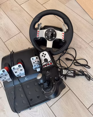 Logitech G27 completo con cambio H e alimentatore