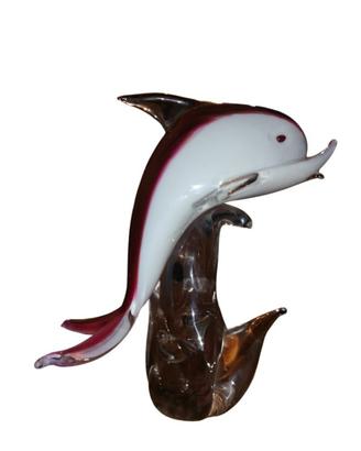 Delfino in vetro di Murano