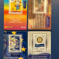 Lotto 4 francobolli commemorativi 2005 Italia