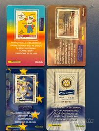 Lotto 4 francobolli commemorativi 2005 Italia
