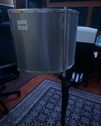 Sound shield Marantz + asta Proel + pop filt rode