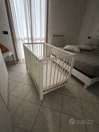 Lettino 120x60 con materasso Ikea