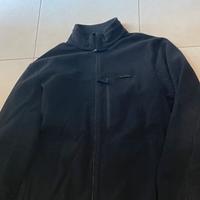 Felpa a giacca pile nero Decathlon
