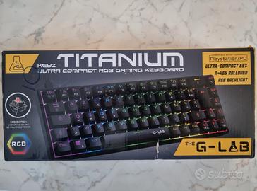 The G-Lab - Keyz Titanium - Tastiera Gaming