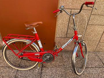 Bici pieghevole Torpado rossa vintage