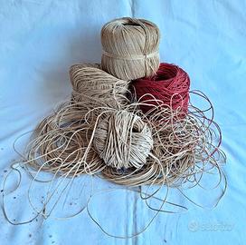 ✅CORDINO SPAGO FILO VINTAGE NATURALE ARTIGIANATO