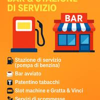 Bar, Tabacchi, Stazione di servizio, giochi