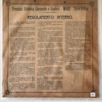 Regolamento interno fabbrica vintage