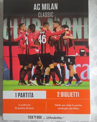 Wonderbox partita milan